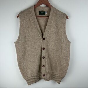 Vintage Wool Blend Button Front Vest Mast General Store sz M Grandpacore